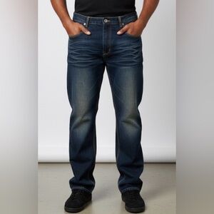 Retro Coogi Australian Mens Jeans Size 44  Embroidered UK Flag & Stars